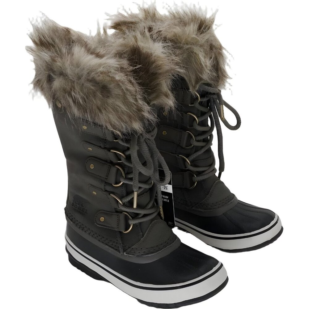 SOREL Women's Waterproof Arctic Snow Boot in Gray, Size 5 - Picture 4 of 6